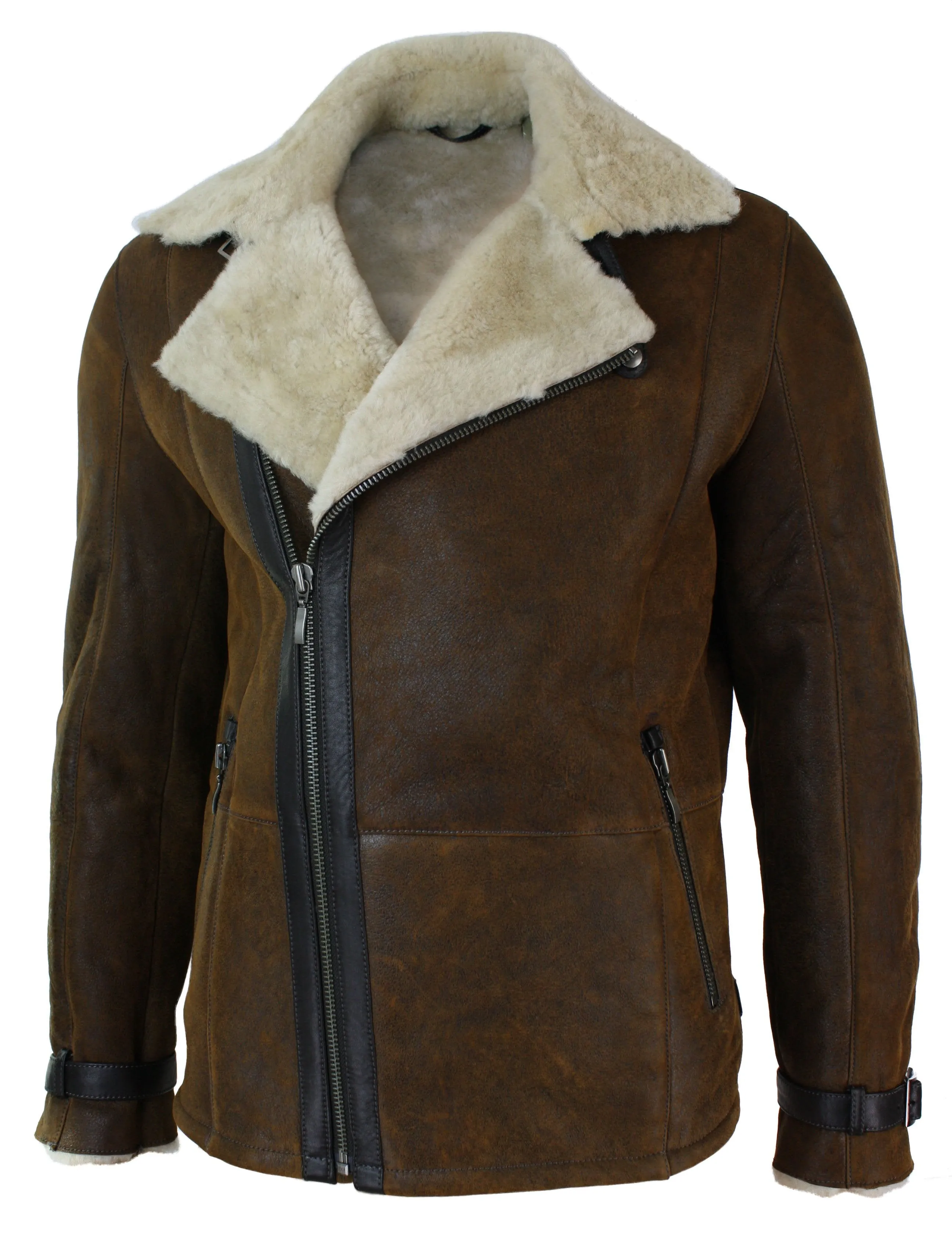 Winter Sheepskin Mid Length Jacket