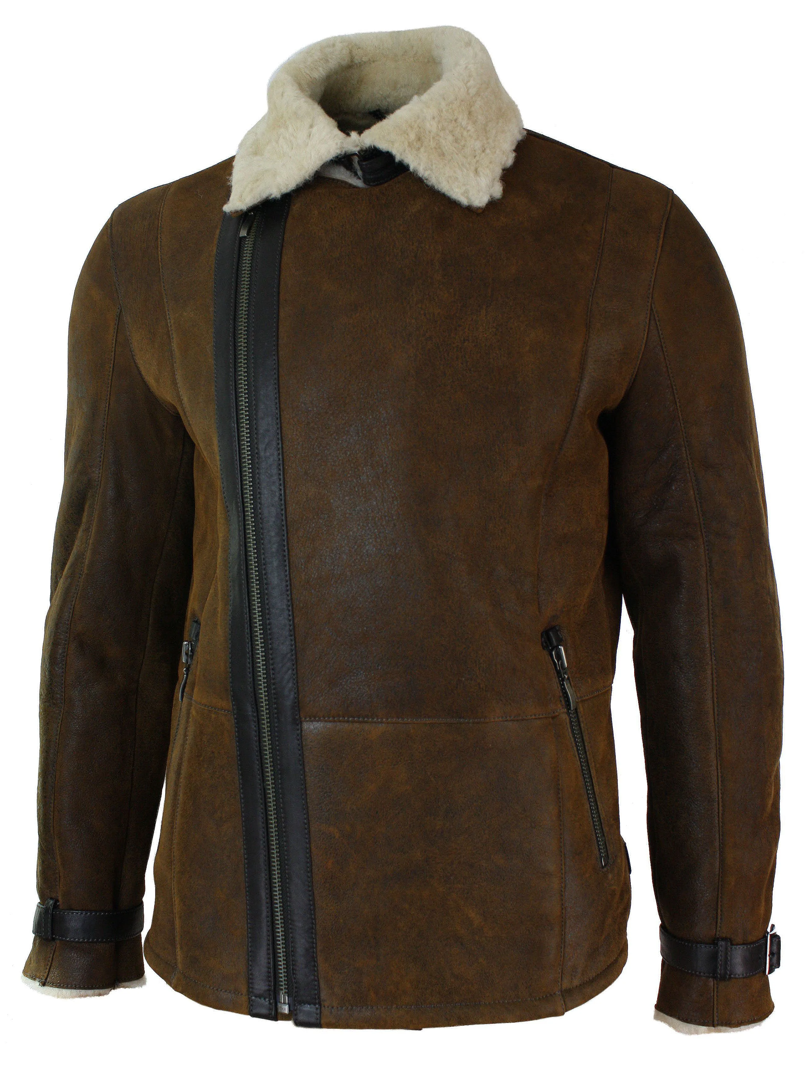 Winter Sheepskin Mid Length Jacket