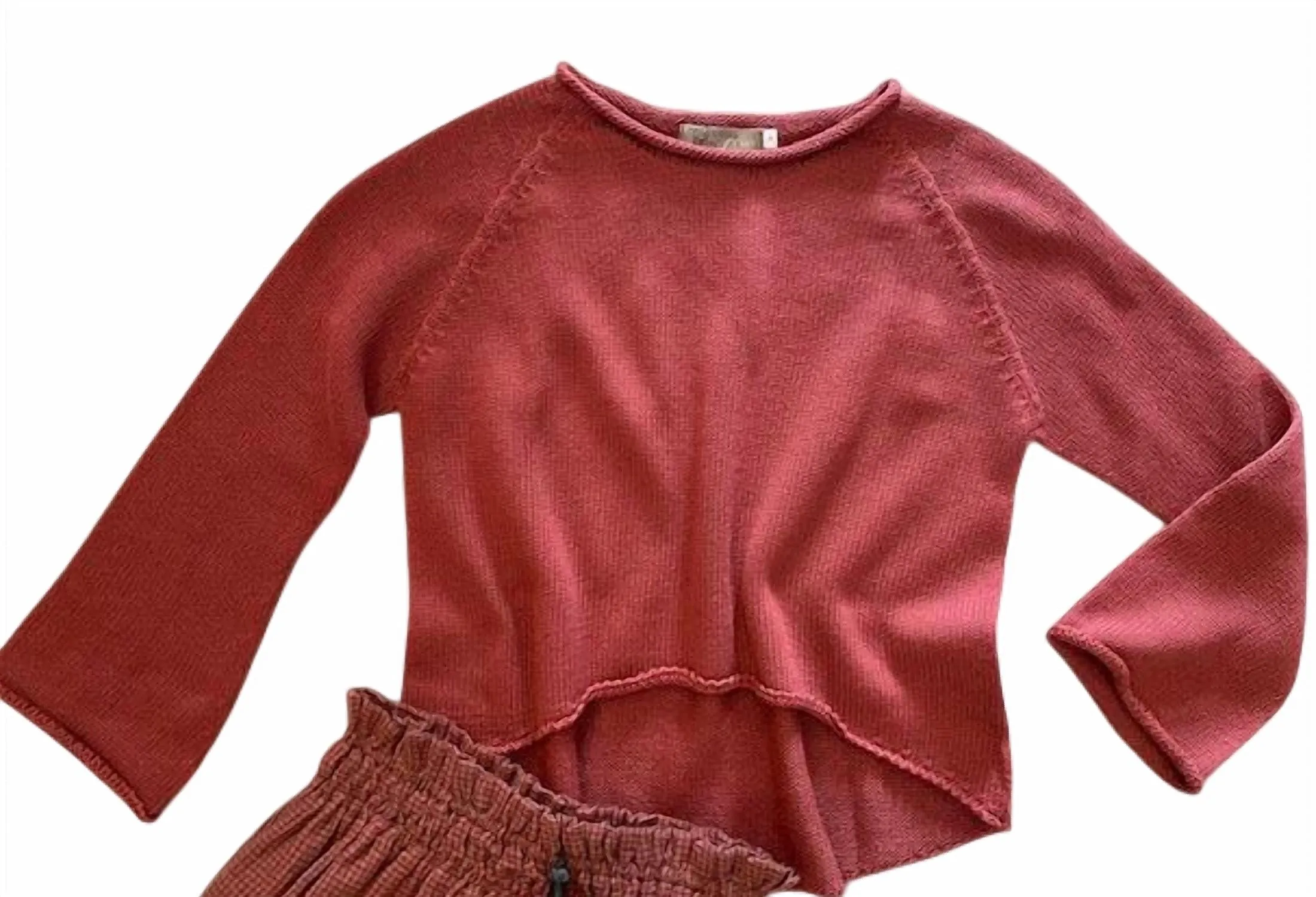 Women's Knit Sweater In Berry