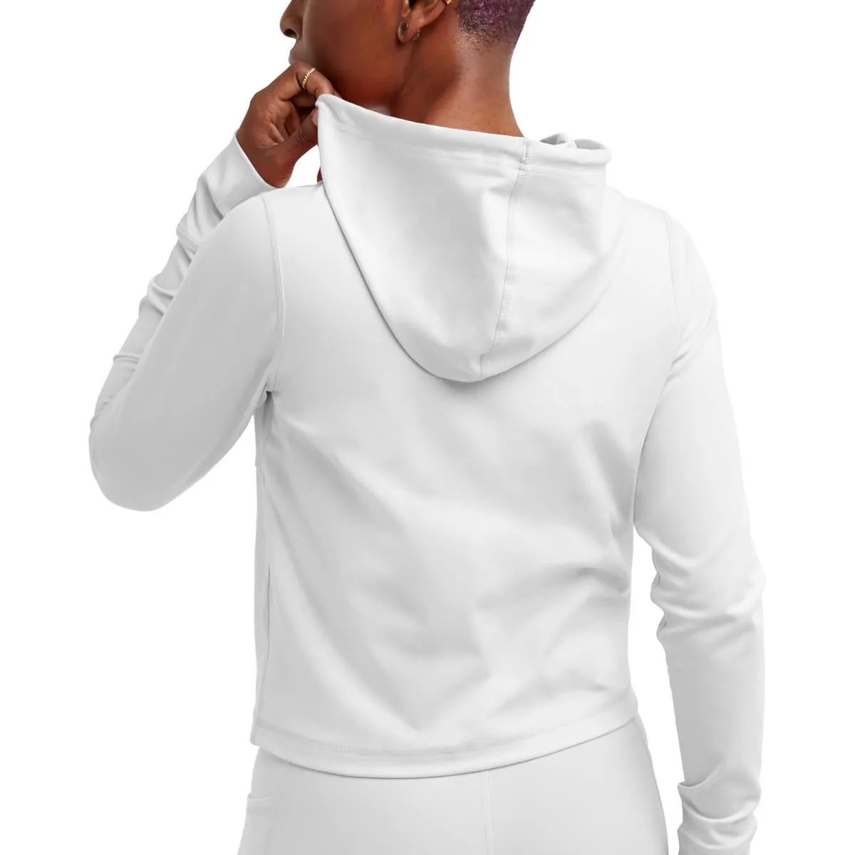 Womens Lightweight Polyester Zip-Up Jacket
