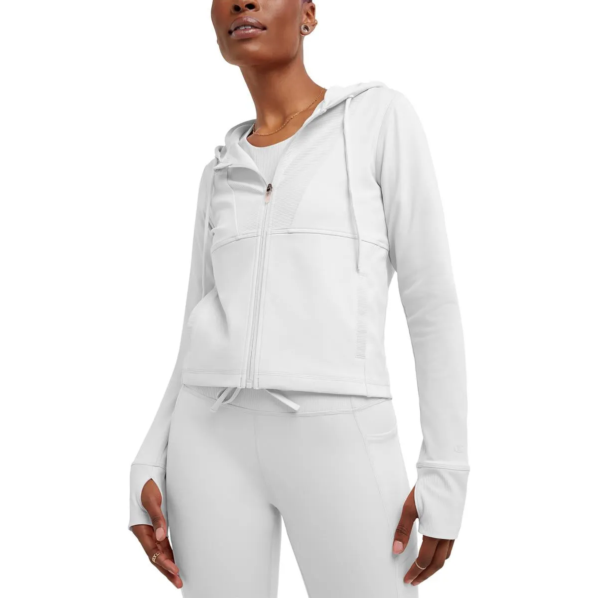 Womens Lightweight Polyester Zip-Up Jacket