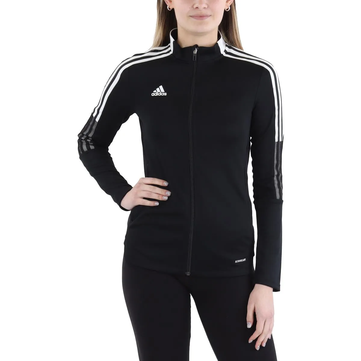 Womens Logo Recycled Polyester Track Jacket