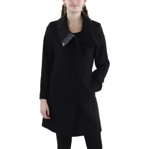 Womens Long Asymmetric Wool Coat