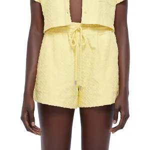 Womens Pockets Draw String Waist Casual Shorts