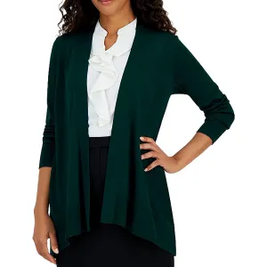 Womens Solid Knit Cardigan Sweater