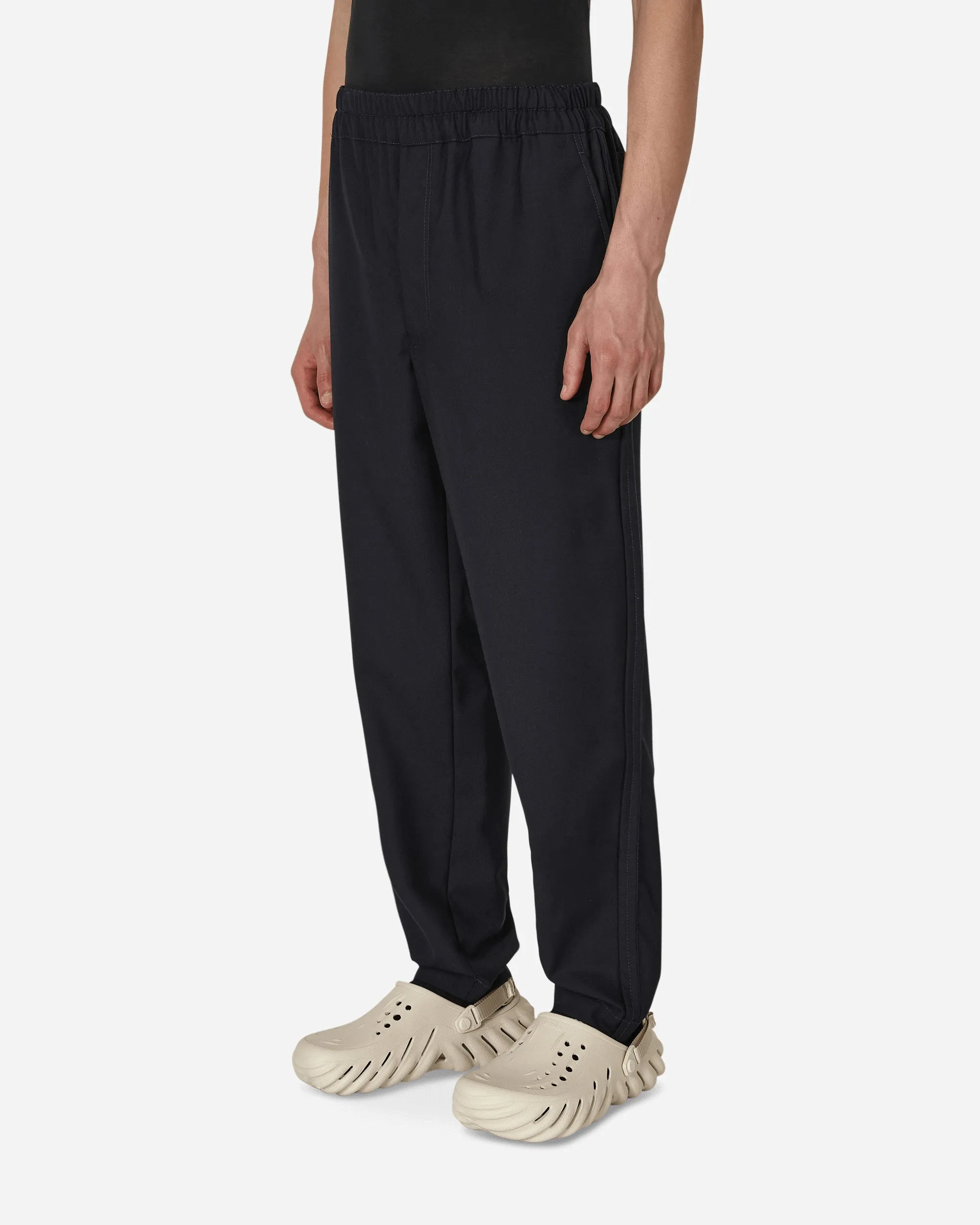 Wool Gabardine Trousers Blue