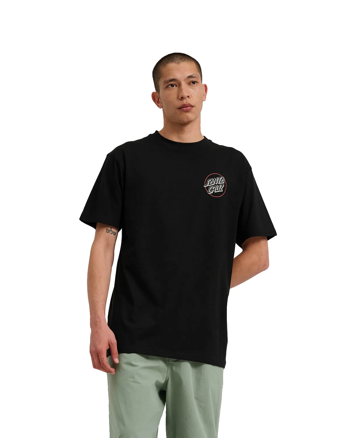 Wooton Duo T-Shirt in Black
