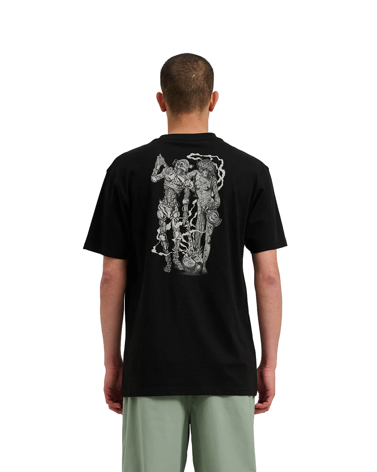 Wooton Duo T-Shirt in Black