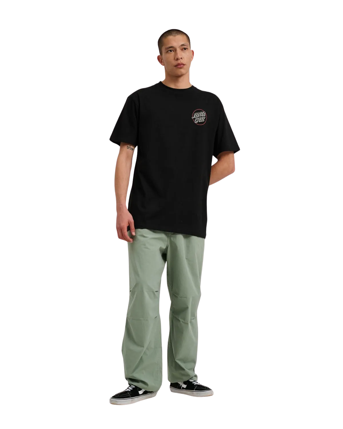 Wooton Duo T-Shirt in Black