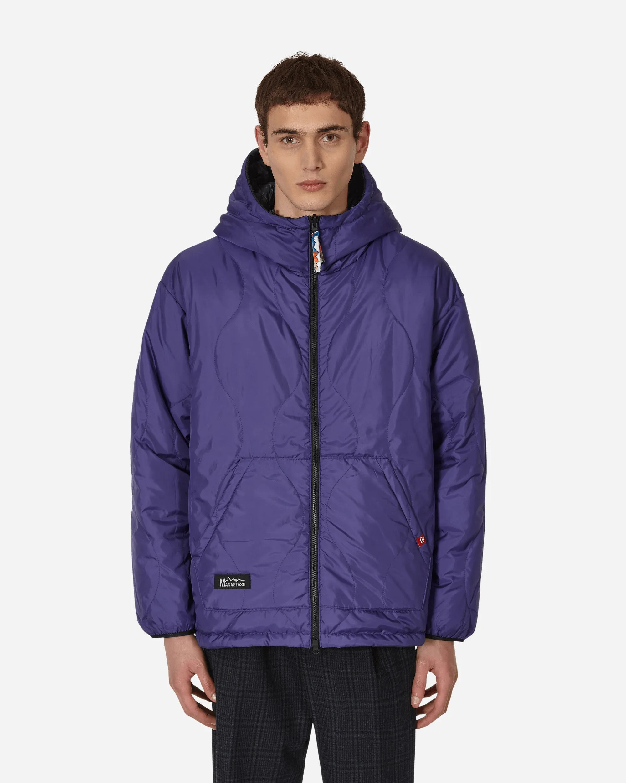Y2K Reversible Hooded Jacket Black