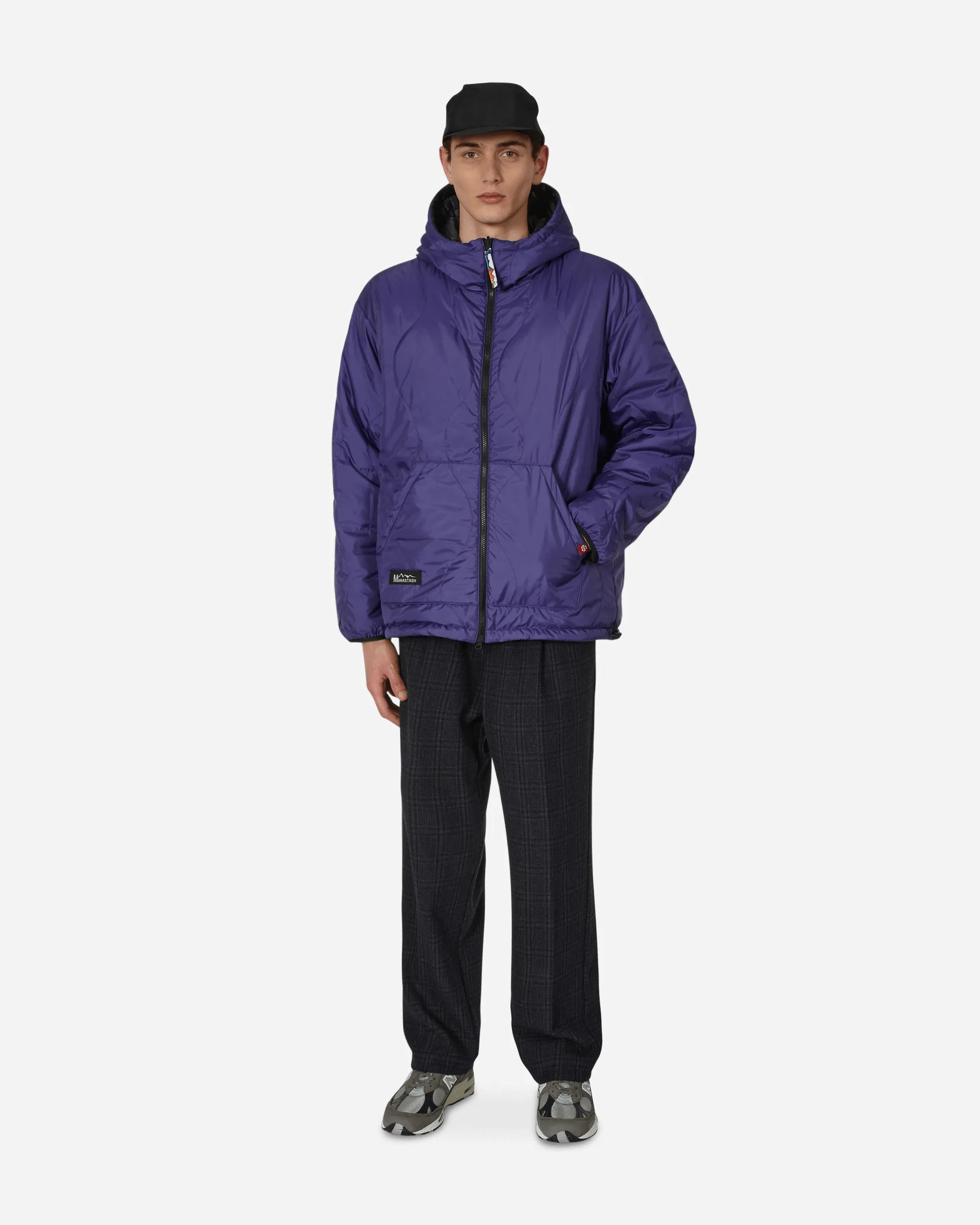 Y2K Reversible Hooded Jacket Black