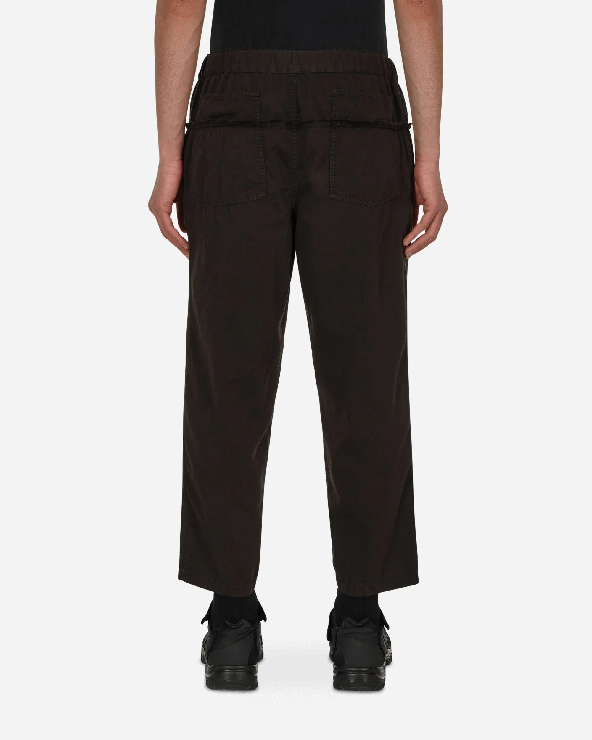 Yarn Dyed Trousers Black
