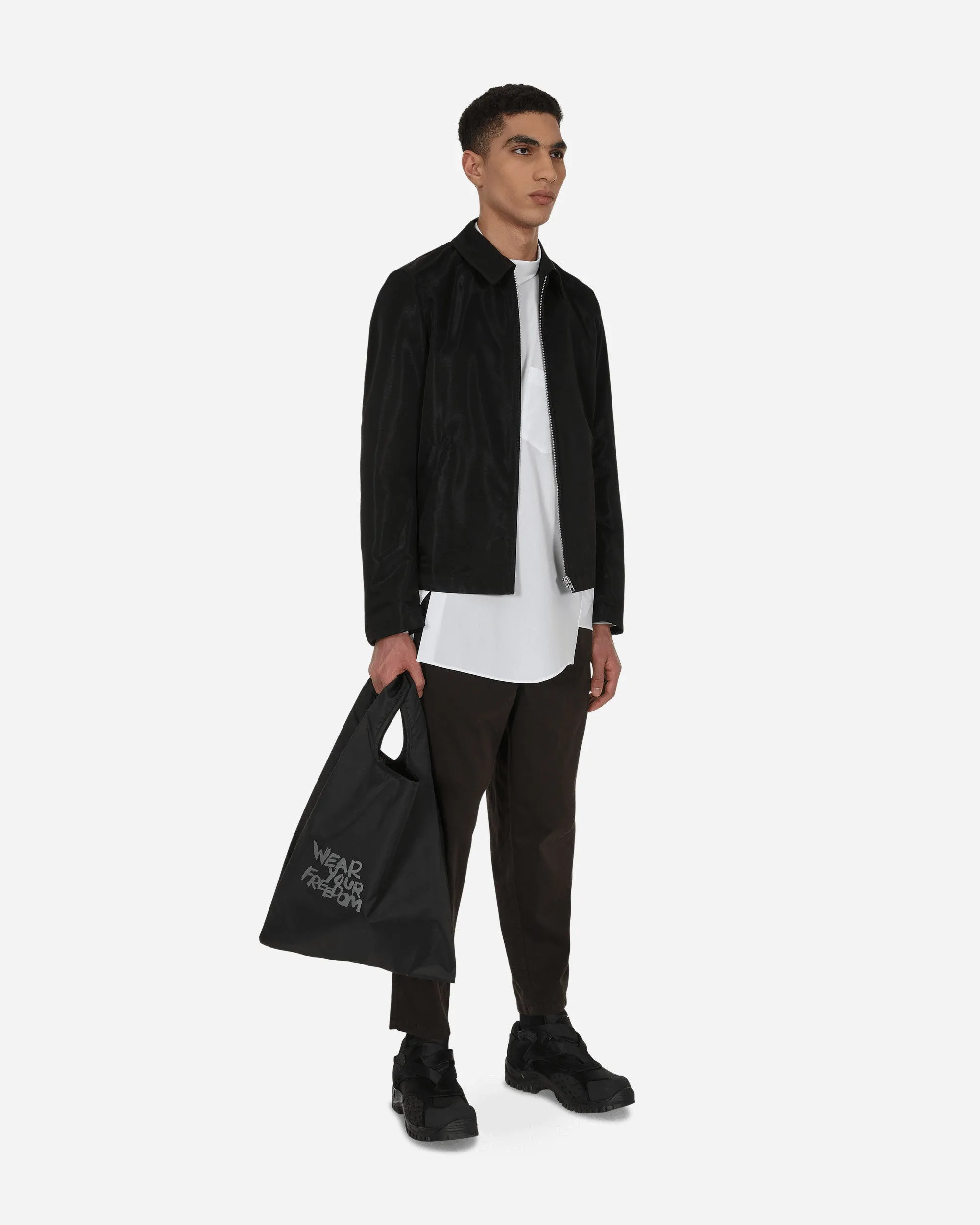 Yarn Dyed Trousers Black