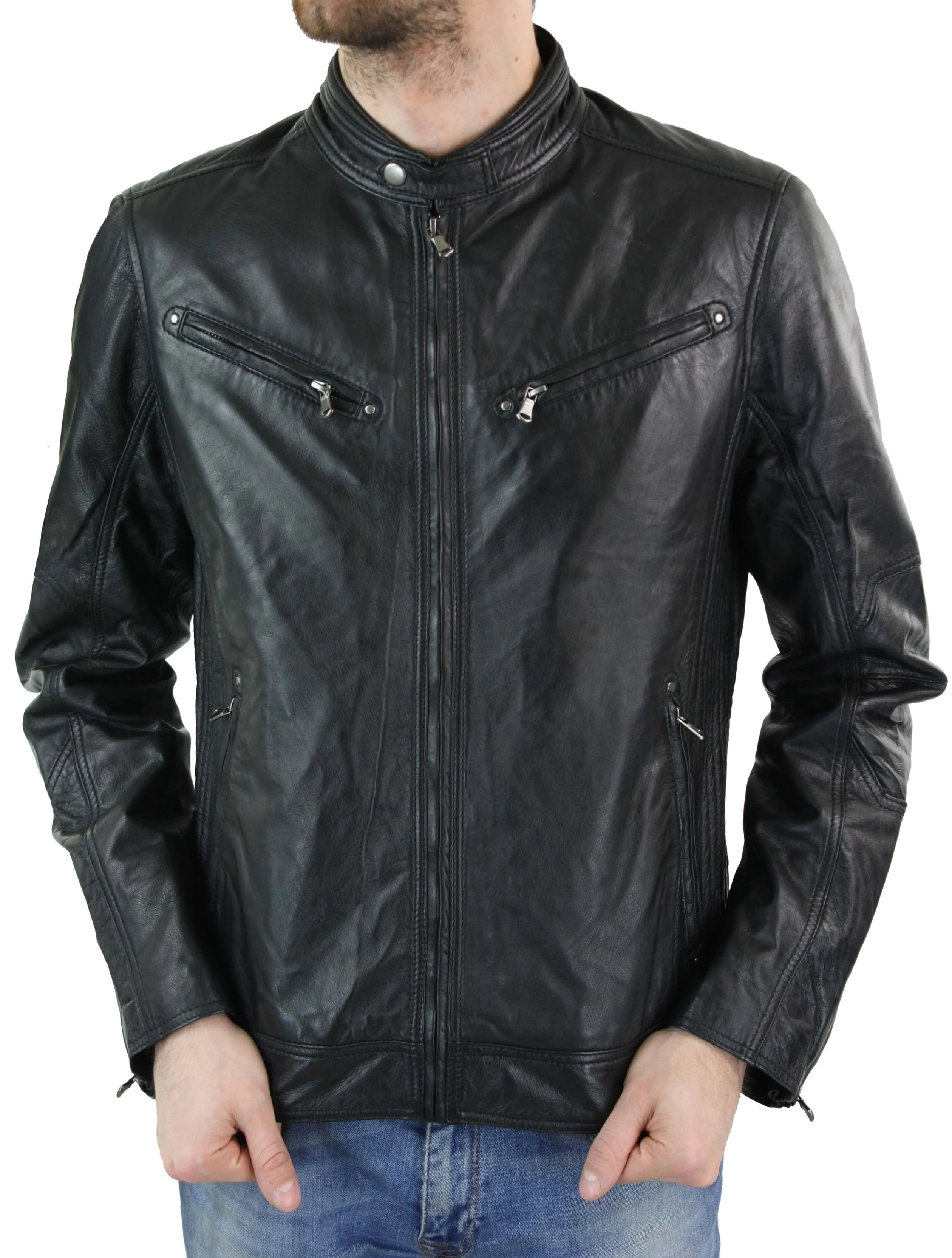 Zipped Biker Jacket