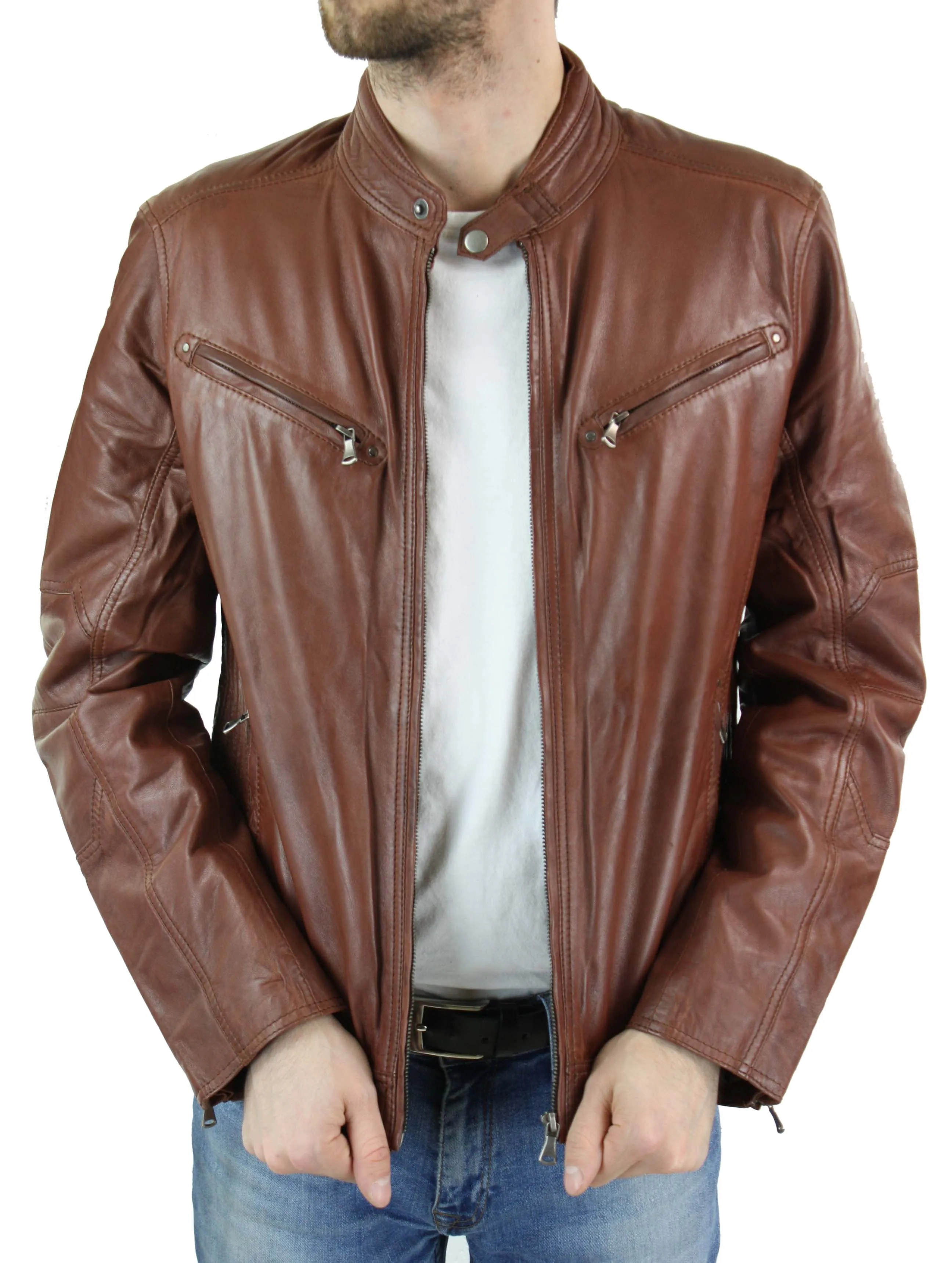 Zipped Biker Jacket